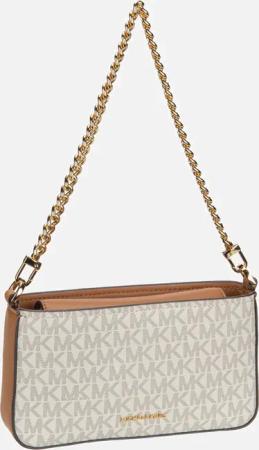 Michael Kors - Bryant SM Conv Xbody Pouchette Vanilla/Acorn - Abendtasche  ,