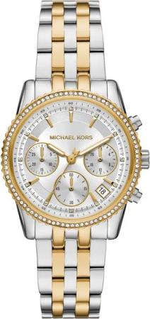 MICHAEL KORS Chronograph BRYANT MK7532, Quarzuhr, Armbanduhr, Damenuhr, Edelstahlarmband, analog, Tag