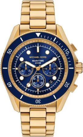 MICHAEL KORS Chronograph MARITIME MK9202, Quarzuhr, Armbanduhr, Herrenuhr, Edelstahlarmband, analog, Tag