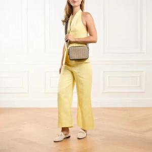 Michael Kors Crossbody Bags - Bryant Md Dblzp Chn Camera Xbody - Gr. unisize - in Beige - für Damen