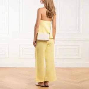 Michael Kors Crossbody Bags - Jet Set Md Flap Xbody - Gr. unisize - in Creme - für Damen