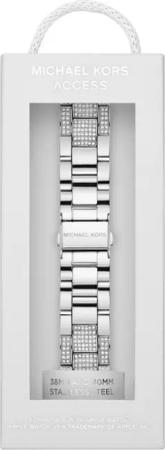Michael Kors Ersatzarmband für Apple Watch MKS8006 Silberfarben