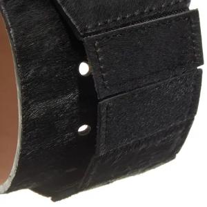 Michael Kors Gürtel - 55Mm Haircalf Belt W Stretch Back - Gr. XS - in Schwarz - für Damen