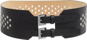 Michael Kors Gürtel - 85Mm Wide Waist With Grommets - Gr. L - in Schwarz - für Damen