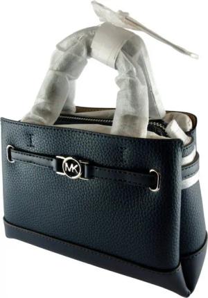 MICHAEL KORS Handtasche Michael Kors Tasche Schultetasche Reed XS mini Satchel Dunkelblau