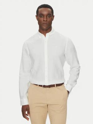 Michael Kors Hemd CS4400H4YT Weiß Relaxed Fit