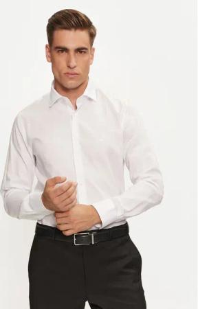 Michael Kors Hemd MK0DS01294 Weiß Slim Fit