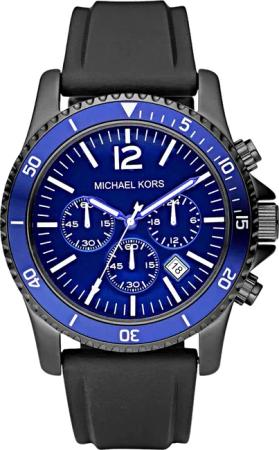 Michael Kors Herrenuhr Quartz Schwarz Blau