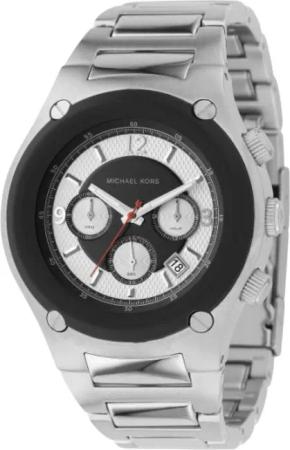 Michael Kors Herrenuhr Quartz Silber Schwarz