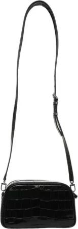 Michael Kors Hobo Bags - Croco-Embossed Crossbody Bag - Gr. unisize - in Schwarz - für Damen