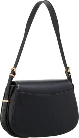 Michael Kors Hobo Bags - Lydia Md Flap Messenger - Gr. unisize - in Schwarz - für Damen