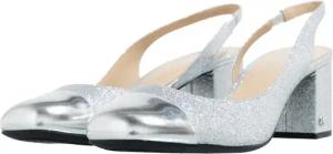 Michael Kors Hohe Schuhe - Perla Flex Sling Pump - Gr. 37 (EU) - in Silber - für Damen