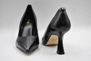 Michael Kors Hohe Schuhe - Pointed-Toe Heels With Sculpted Block Heel Design - Gr. 6 - in Schwarz - für Damen