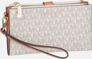 Michael Kors - Jet Set Double Zip MK SIG Vanilla - Clutch  , 0.7 l