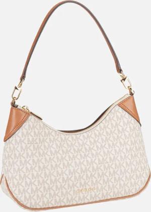 Michael Kors - Jet Set MD Conv Pouchette Xbody Vanilla/Acorn - Umhängetasche  ,