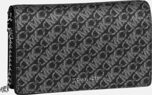 Michael Kors - Jet Set Medium Flap Chain MK SIG Black/Silver - Abendtasche  , 1.4 l