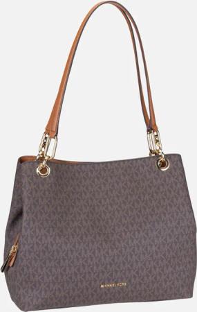 Michael Kors - Kensington Large Shoulder Tote Brown/Acorn - Umhängetasche  , 11 l
