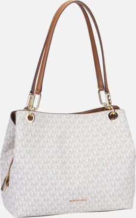 Michael Kors - Kensington Large Shoulder Tote Vanilla/Acorn - Umhängetasche  , 11 l