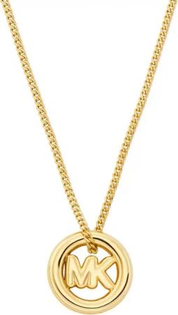 MICHAEL KORS Kette mit Anhänger Schmuck Geschenk Metall Halskette PREMIUM, wahlweise mit oder ohne Zirkonia