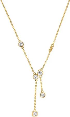 MICHAEL KORS Kette mit Anhänger Schmuck Geschenk Silber 925 Halsschmuck BRILLIANCE, mit Zirkonia (synth)