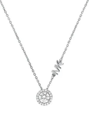 MICHAEL KORS Kette mit Anhänger Schmuck Geschenk Silber 925 Halsschmuck PREMIUM, mit Zirkonia (synth)