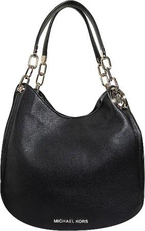 MICHAEL KORS Ledertasche - Hobo Bag LILLIE Large schwarz