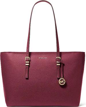 MICHAEL KORS Ledertasche - Shopper QUINN Large dunkelrot