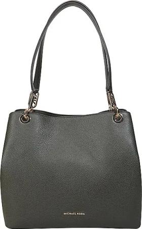 MICHAEL KORS Ledertasche - Umhängetasche KENSINGTON Large olive