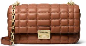 MICHAEL KORS Ledertasche - Umhängetasche TRIBECA Large camel