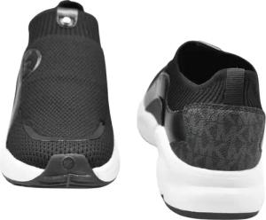 Michael Kors Low-Top Sneaker - Low-Top Black Knit Shoes With Sole - Gr. 7 - in Schwarz - für Damen