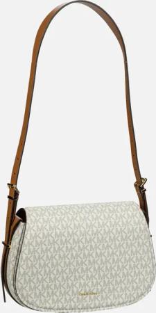 Michael Kors - Lydia MD Flap MK SIG Vanilla/Acorn - Umhängetasche  , 3.9 l