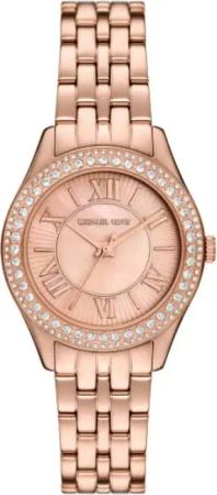Michael Kors Mini Harlowe Damen Rose-Gold Uhr MK4845