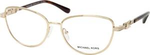 Michael Kors MK 3076B 1014, inkl. Gläser, Cat Eye Brille, Damen