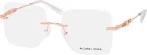 Michael Kors MK 3078 1108, inkl. Gläser, Quadratische Brille, Damen