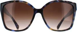 Michael Kors MK2201 Malia 395213 helderblauw schildpad bruin gradiÃ«nt zonnebril