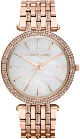 Michael Kors MK3220 Darci Perlmutt Zifferblatt Kristall Damenuhr