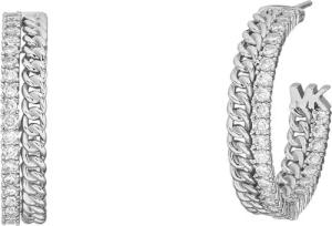 MICHAEL KORS Ohrring-Set Michael Kors Creolen-Ohrringe Silberfarbe
