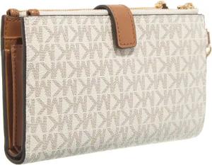 Michael Kors Portemonnaie - Jet Set Dblzp Wristlet - Gr. unisize - in Weiß - für Damen