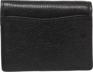 Michael Kors Portemonnaie - Pebbled Leather Wallet With Gold-Tone Lock - Gr. unisize - in Schwarz - für Damen