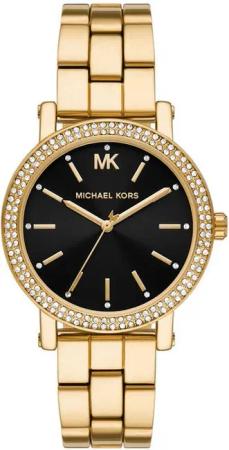 MICHAEL KORS Quarzuhr COREY MK7547, Armbanduhr, Damenuhr, Edelstahlarmband, analog, Glassteine