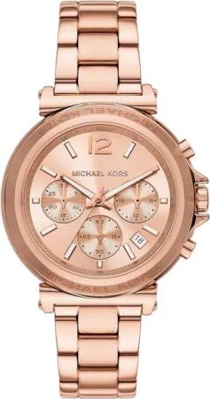 MICHAEL KORS Quarzuhr Michael Kors Uhr Chronograph Maren Edelstahl roségoldfarben
