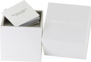 MICHAEL KORS Quarzuhr MK4840 Damen Uhr Empire, rechteckiges Gehäuse,auffälligen geometrischen Zifferblattdesign