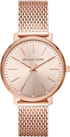 MICHAEL KORS Quarzuhr PYPER MK4340, Armbanduhr, Damenuhr, Glassteine, Edelstahlarmband