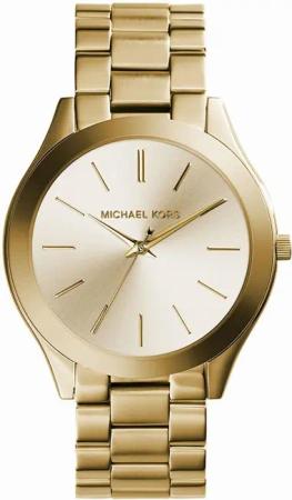 MICHAEL KORS Quarzuhr SLIM RUNWAY MK3179, Armbanduhr, Herrenuhr, Edelstahlarmband