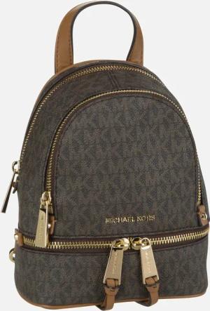 Michael Kors - Rhea Zip XS MK Signature Brown - Rucksack  , 2.4 l