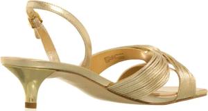 Michael Kors Sandalen - Alessia Kitten Sandal - Gr. 38 (EU) - in Gold - für Damen