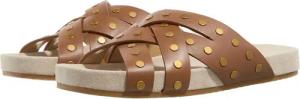Michael Kors Sandalen - Irene Flat Sandal - Gr. 37 (EU) - in Braun - für Damen