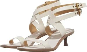 Michael Kors Sandaletten mit Absatz - Irene Kitten Sandal - Gr. 40 (EU) - in Creme - für Damen