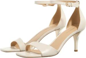 Michael Kors Sandaletten mit Absatz - Jaida Heeled Sandal - Gr. 39 (EU) - in Creme - für Damen