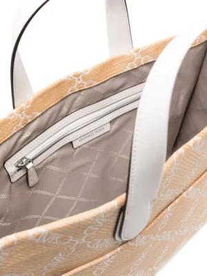 Michael Kors Shopper - Gigi Tote Bag Nat/Opticwht - Gr. unisize - in Weiß - für Damen